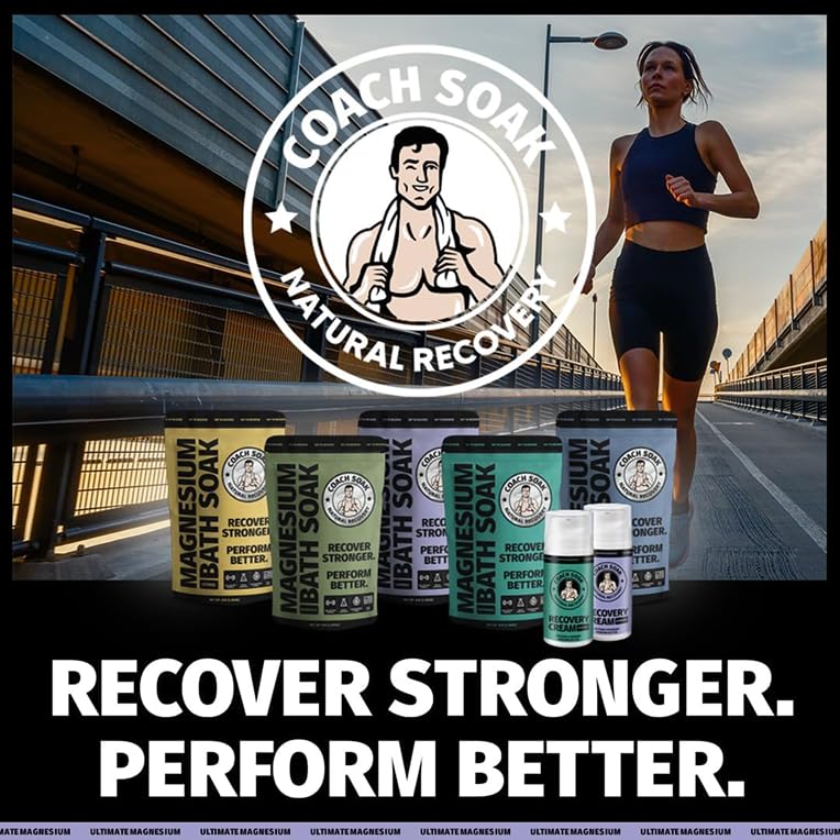 Coach Soak 3 Pack Recovery Bath Soak – Lavender • 9 lb Bulk Bath Salts
