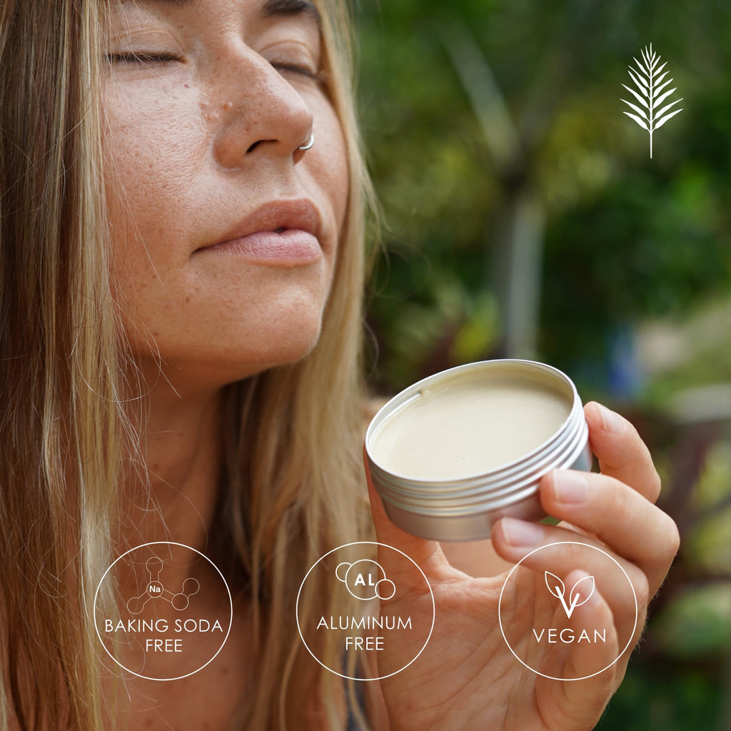 COCO SALVAJE Natural Deodorant for Women & Men | Aluminum-Free, Vegan & Hypoallergenic | Lemongrass 2.11oz