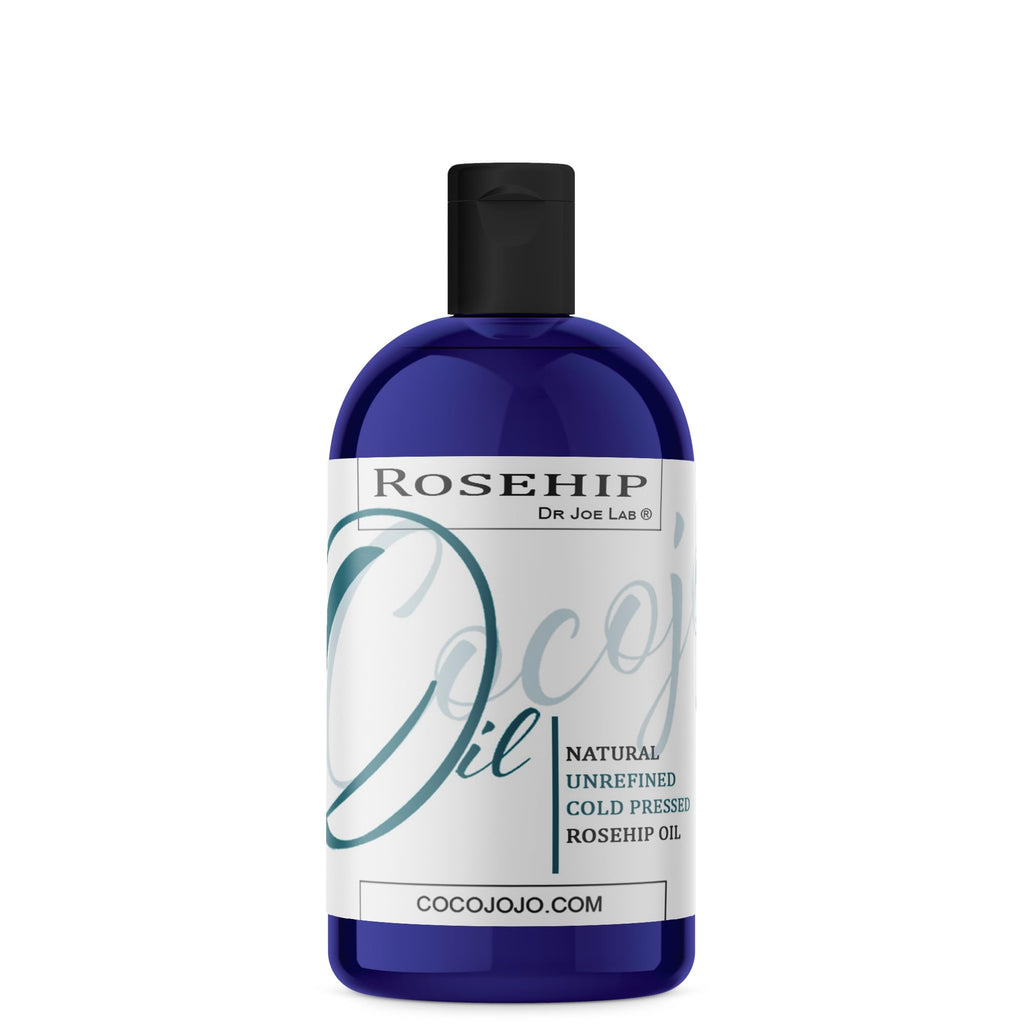 Cocojojo Rosehip Oil – Pure Cold-Pressed Seed Oil, 16 oz (Egypt Origin)