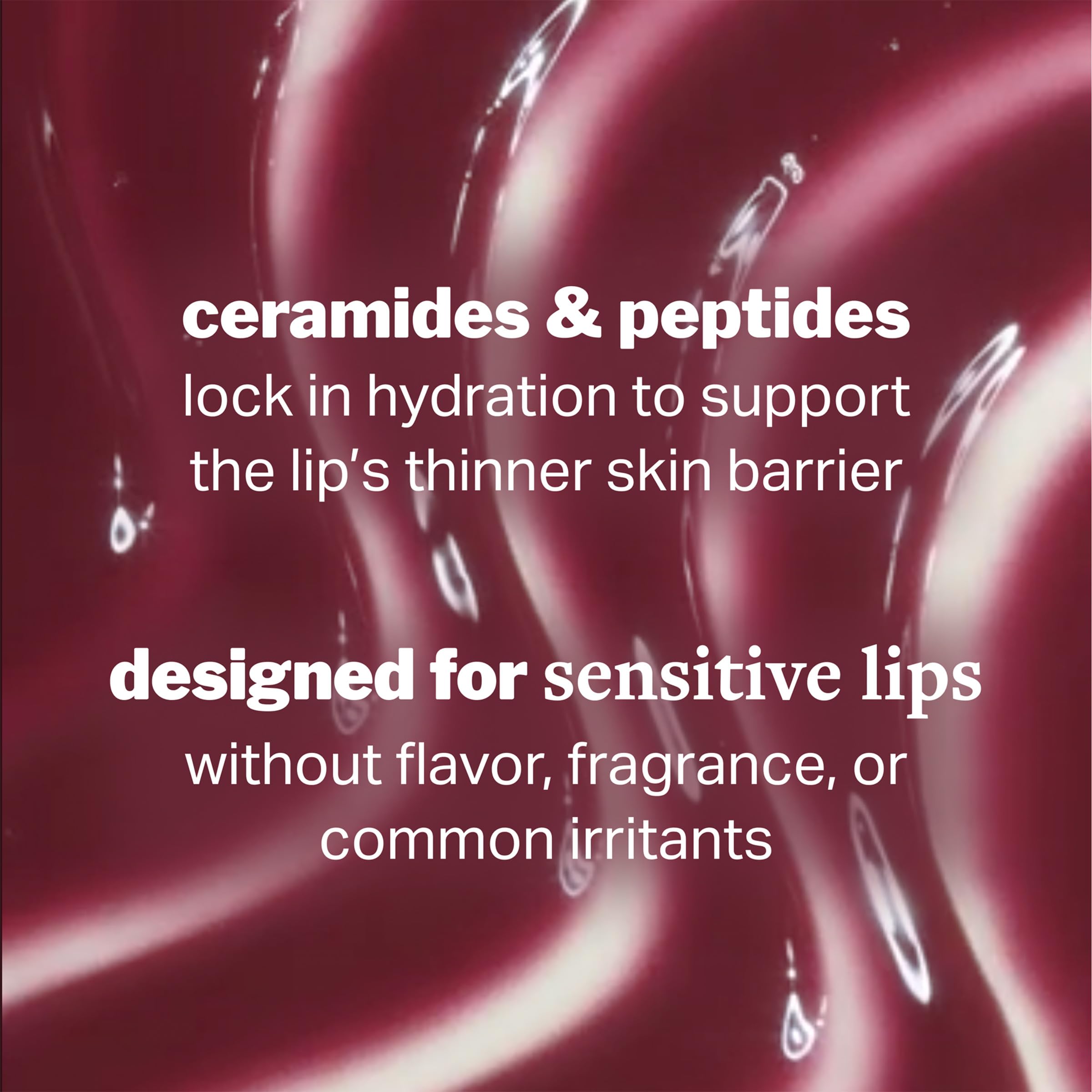 Cocokind Ceramide Lip Blur Balm Be Bold Burgundy | Hydrating Lip Balm with Ceramides & Peptides (3 Pack)