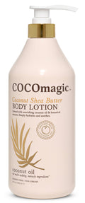 Cocomagic Coconut Shea Butter Body Lotion | Deep Hydration, Non-Greasy Formula (32 oz) | Paraben-Free