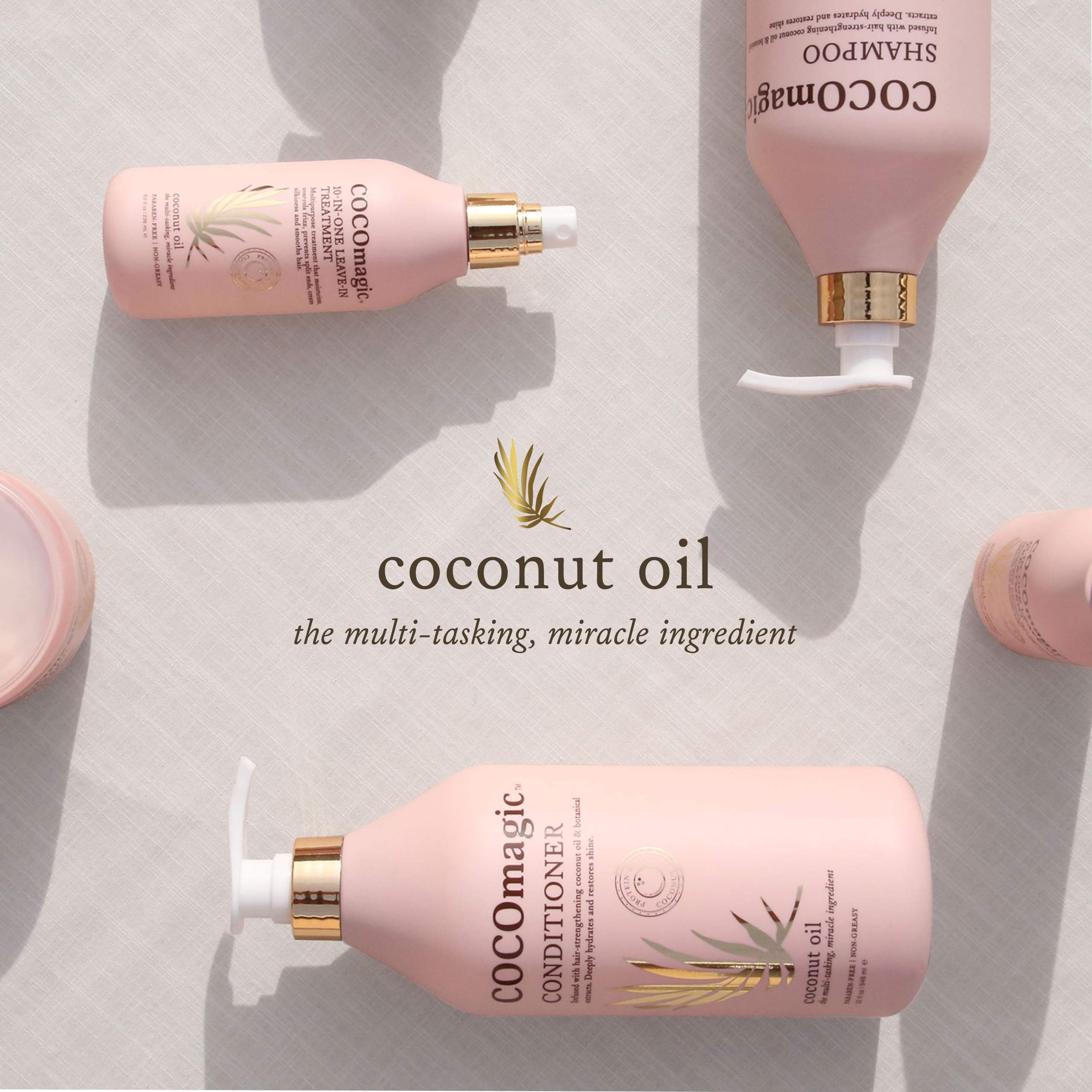 Cocomagic Coconut Shea Butter Body Lotion | Deep Hydration, Non-Greasy Formula (32 oz) | Paraben-Free