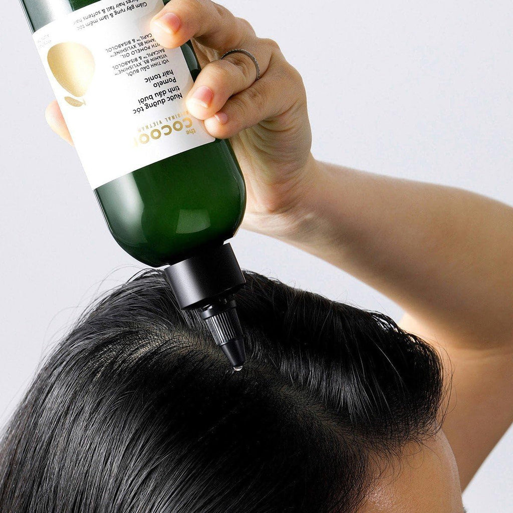 Cocoon Pomelo Oil Hair Tonic | Vegan Scalp Serum for Thinning & Damaged Hair – 10.5 fl oz