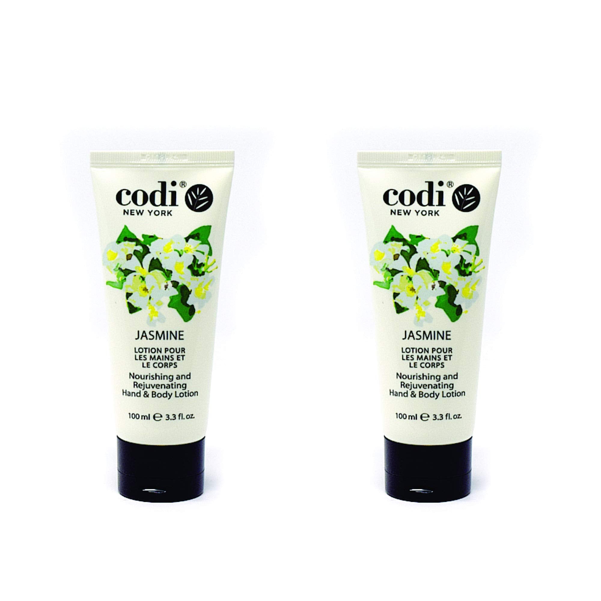 CODi Jasmine Lotion – Non-Greasy, Quick-Absorb Hand & Body Lotion (750ml + 2x100ml Tubes)