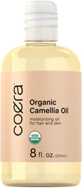 Coera Camellia Seed Oil Organic | 8 fl oz Moisturizing Hair & Skin Oil | Free of Parabens, SLS & Fragrances