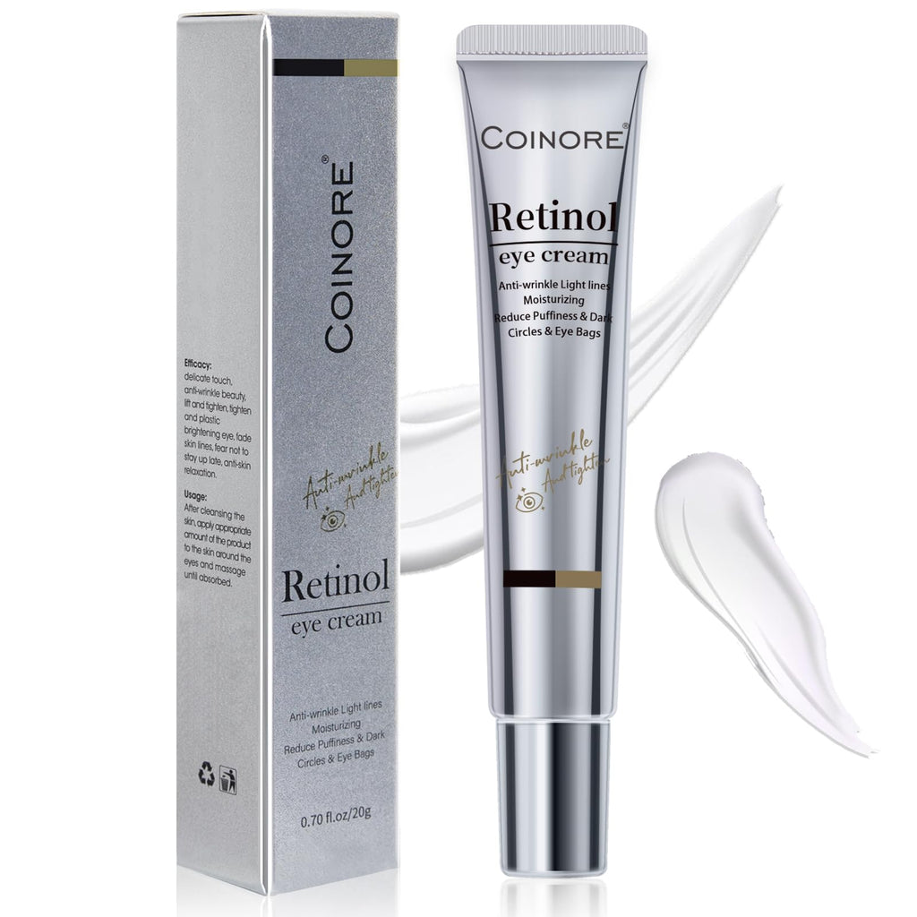Coinore Retinol Under Eye Cream – Dark Circles, Puffiness & Fine Lines