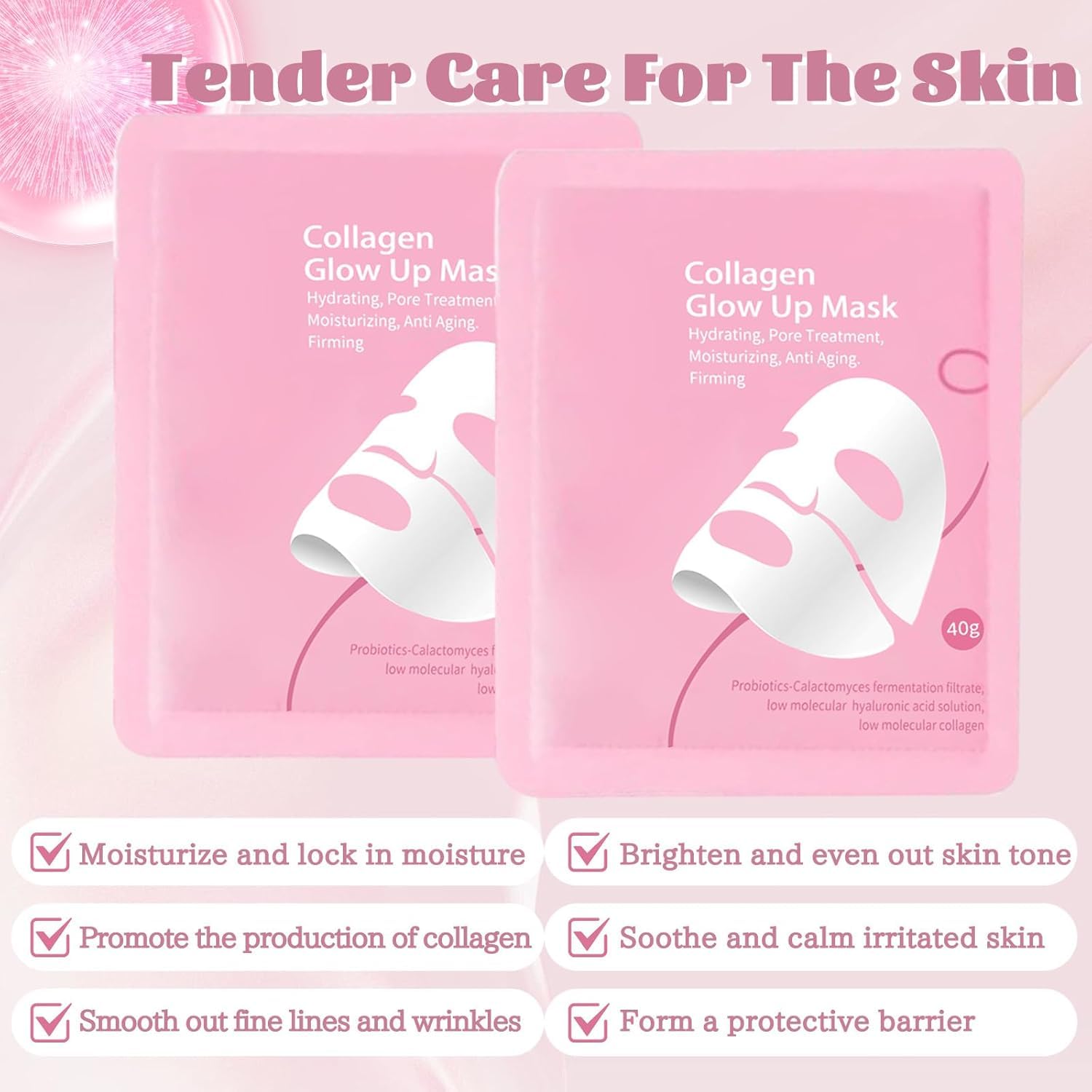 Collagen Glow Up Mask 2.0 – Overnight Hydration & Pore Refinement