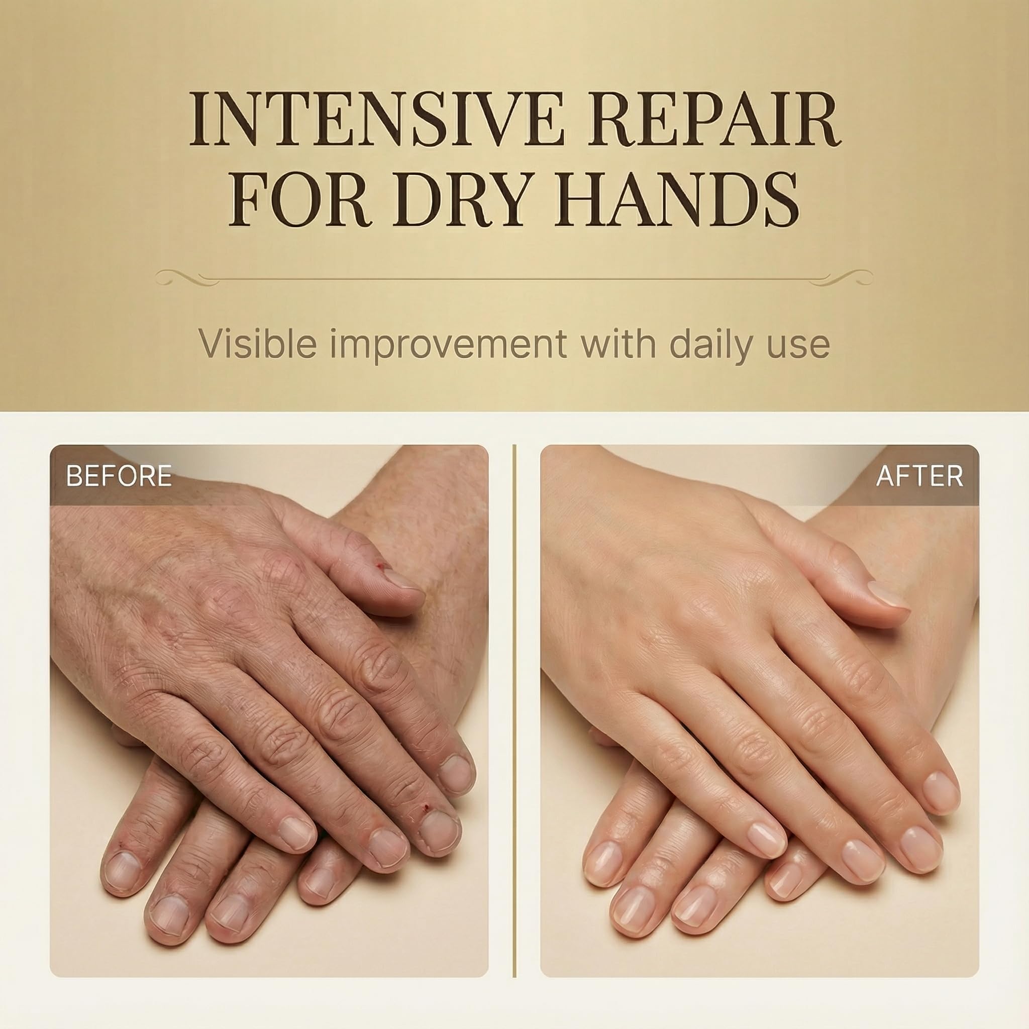 Collagen Hand Cream – 10x Active Formula, Deep Hydration & Firming (2-Pack)