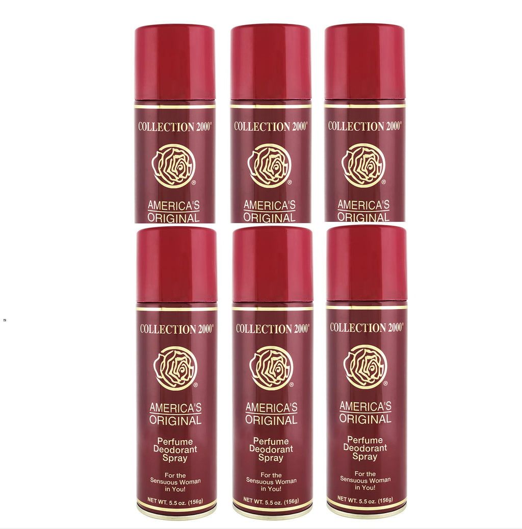 Original Collection 2000 Spray Deodorant for Women – 6 Pack, 5.5oz (156g)