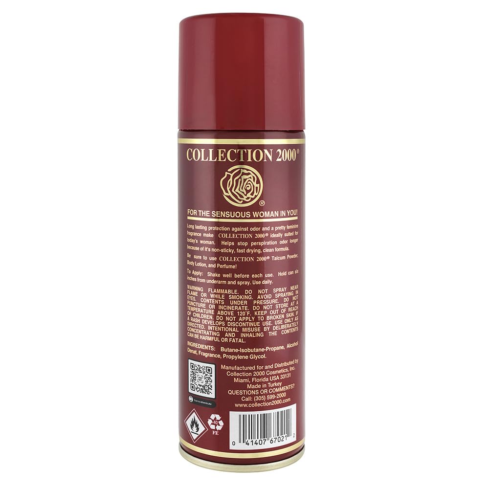 Original Collection 2000 Spray Deodorant for Women – 6 Pack, 5.5oz (156g)