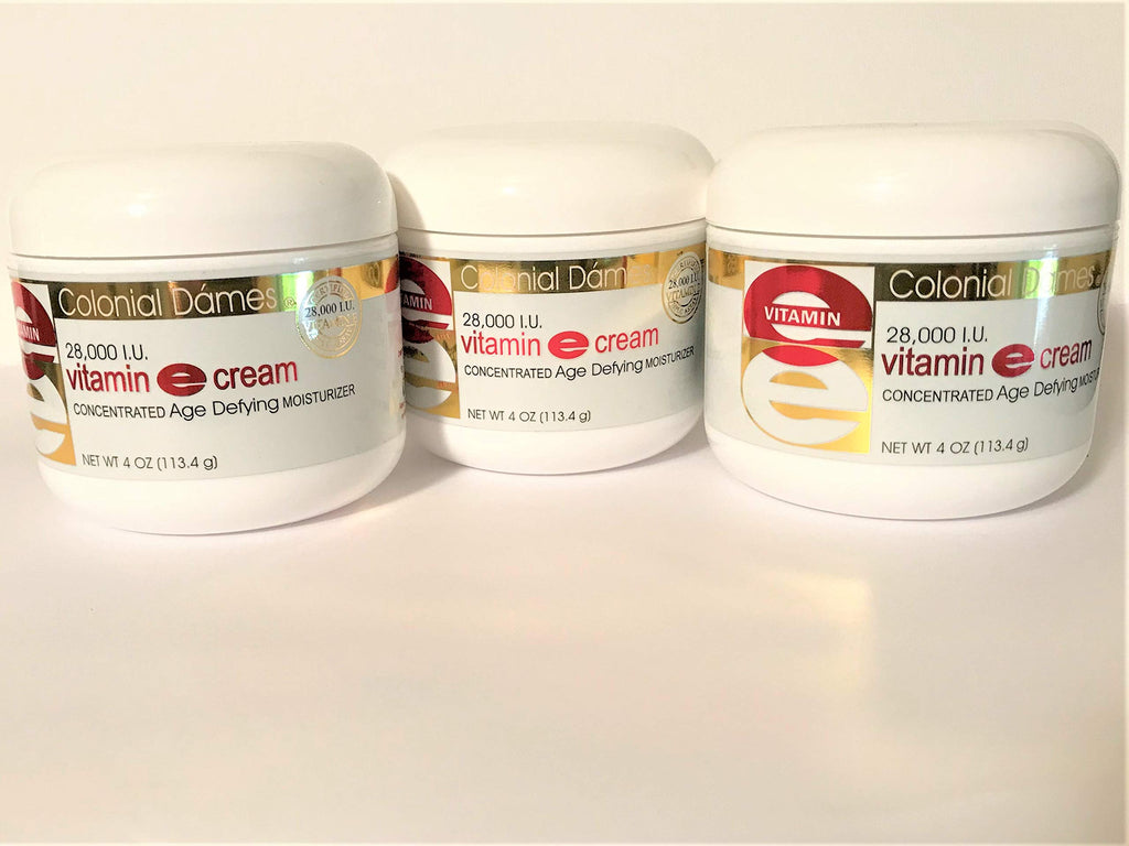 Colonial Dames 28,000 IU Vitamin E Cream – Concentrated Hydration for Dry Skin