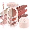 Color Nymph 6-Color Eyeshadow Palette — Travel-Size, Matte & Shimmer