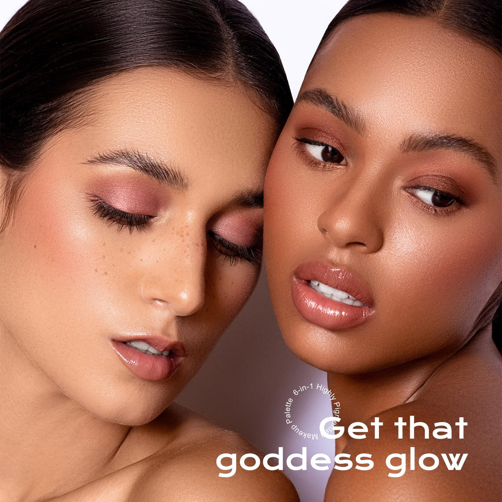 Color Nymph 6-Color Eyeshadow Palette — Travel-Size, Matte & Shimmer