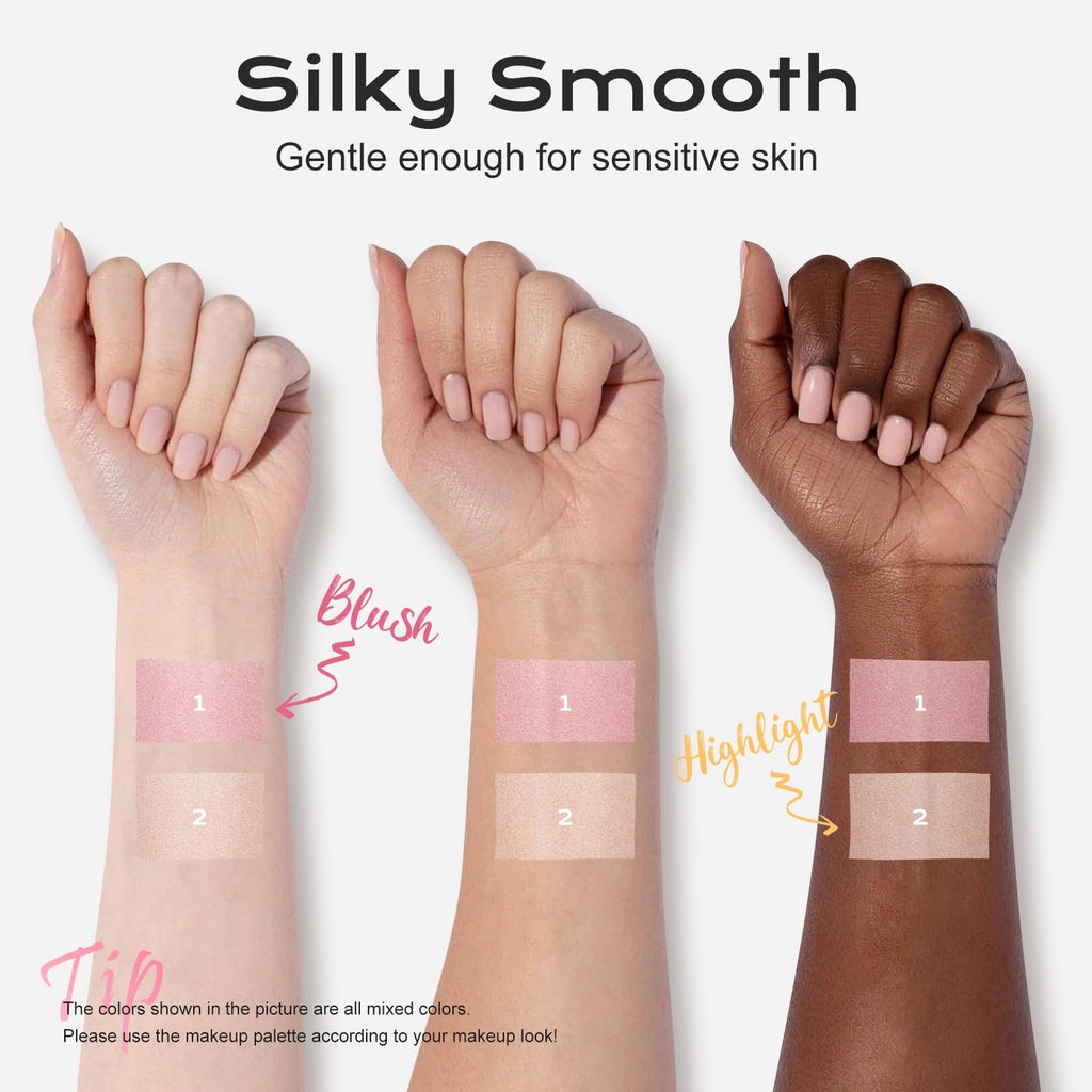 Color Nymph Powder Blush & Highlighter Set | Mermaid-Inspired, Vegan & Cruelty-Free