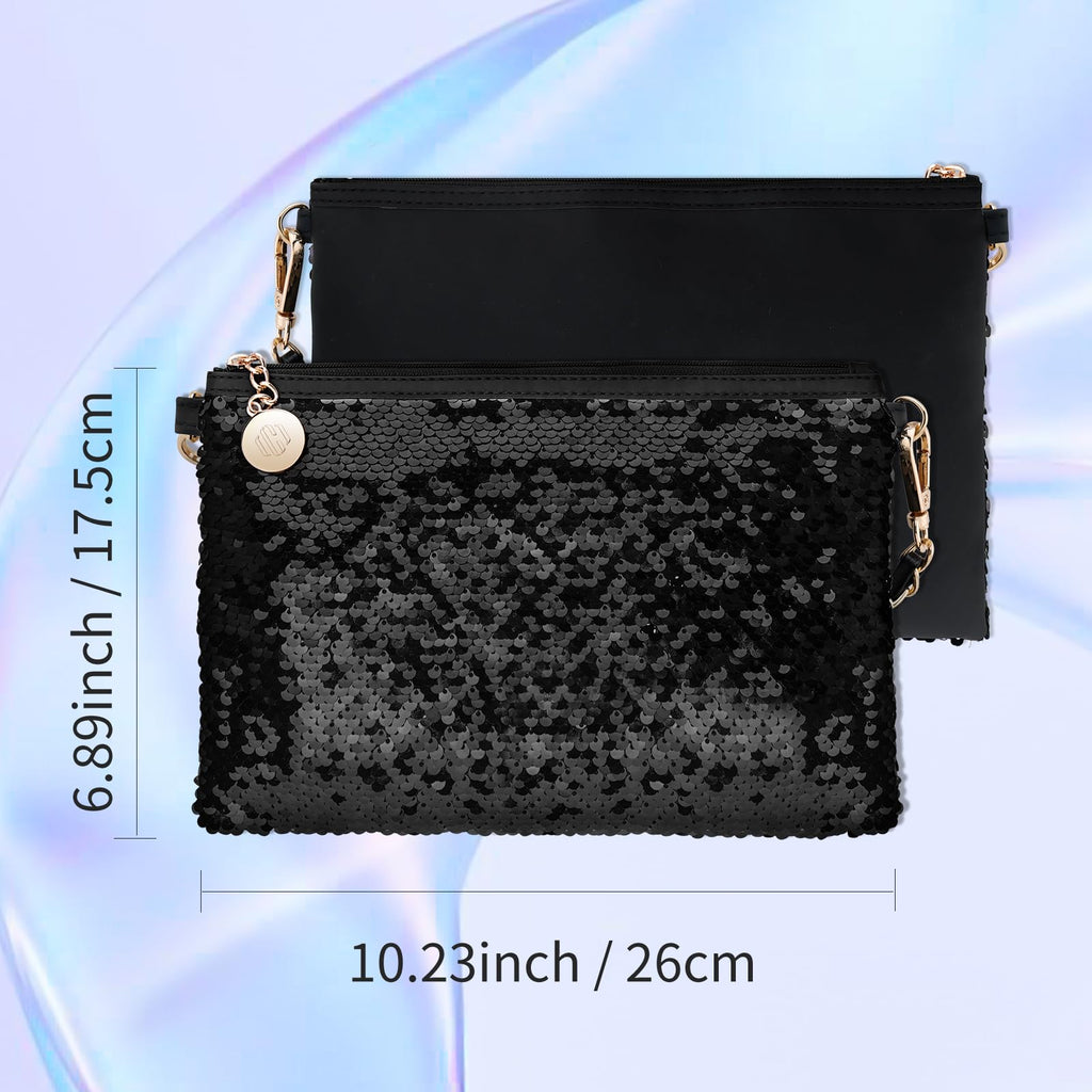 Color Nymph Teen Girls Makeup Kit — All-In-One 9-Color Eyeshadow Palette, Liquid Blush, Lip Glaze & Sequin Bag