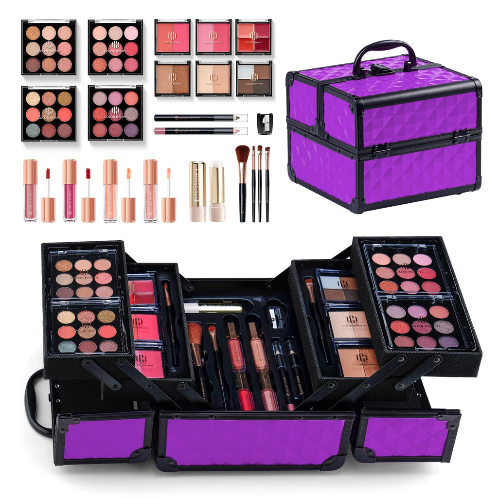 Color Nymph All-in-One Makeup Kit for Teens | 36 Eyeshadows, Lip Oils & More
