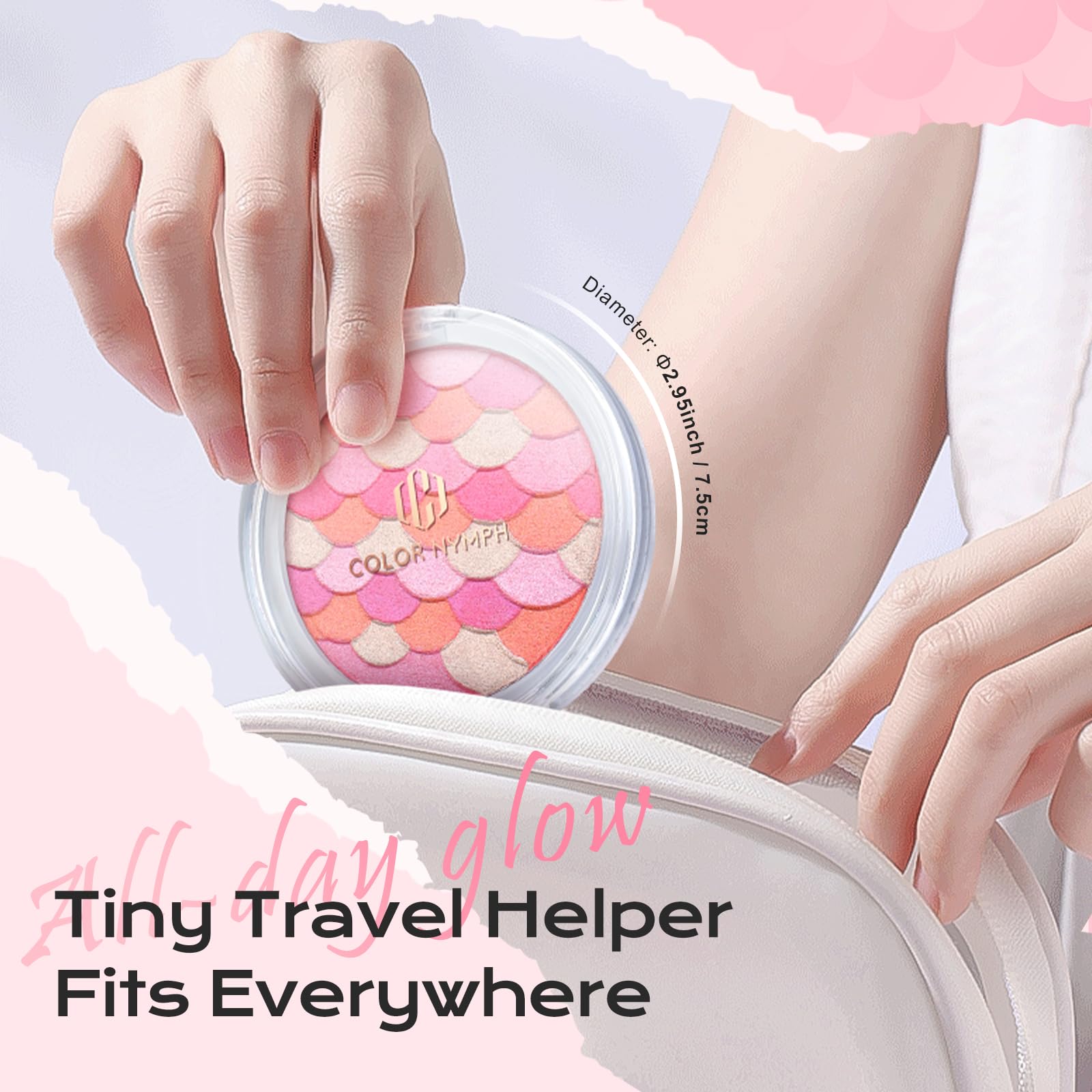 Color Nymph Powder Blush & Highlighter Set | Mermaid-Inspired, Vegan & Cruelty-Free