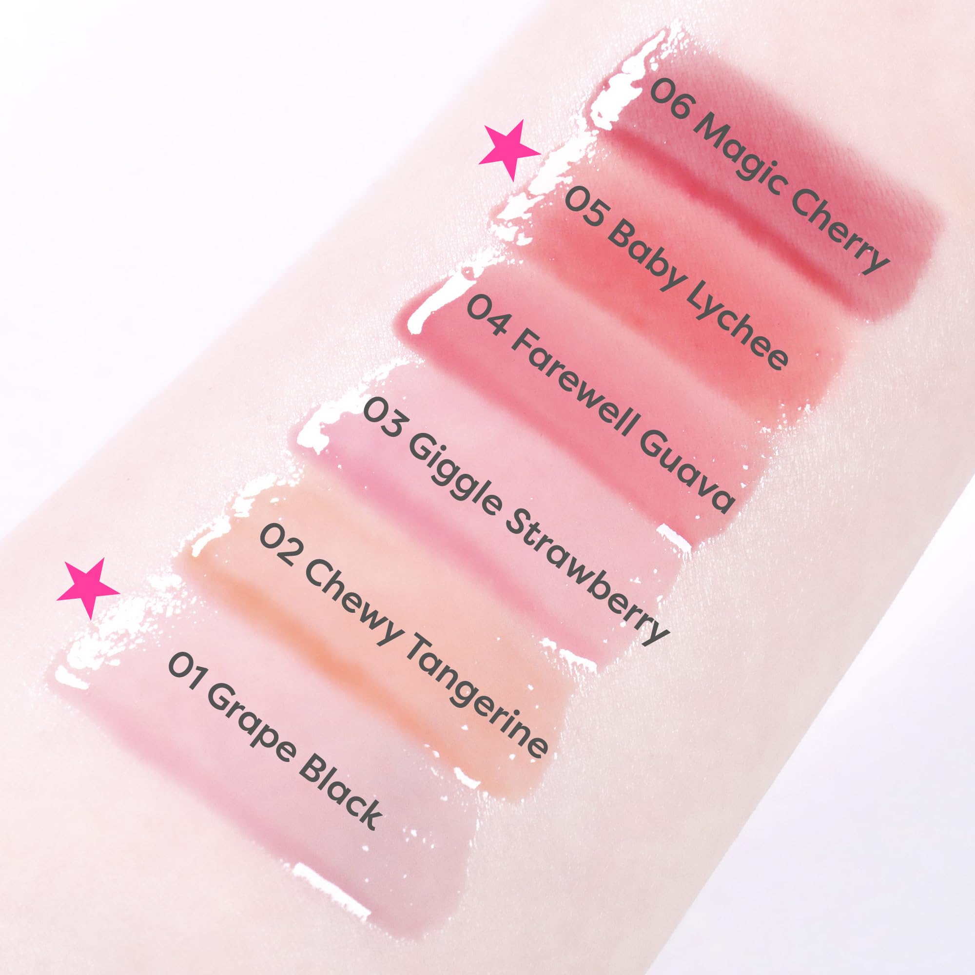 COLORGRAM Fruity Glass Gloss 04 Farewell Guava – Glass-Like Shine Lip Tint