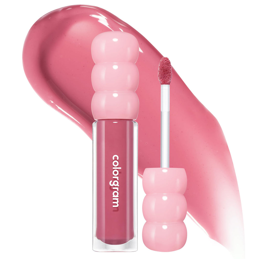 COLORGRAM Fruity Glass Gloss 04 Farewell Guava – Glass-Like Shine Lip Tint