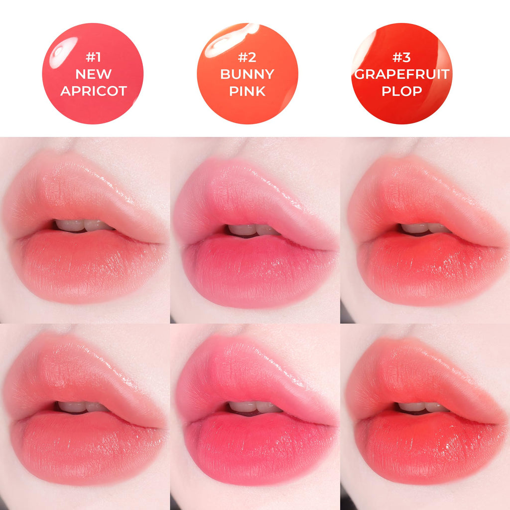 COLORGRAM Fruity Water Tint 02 Bunny Pink – Hydrating, Buildable Lip Tint