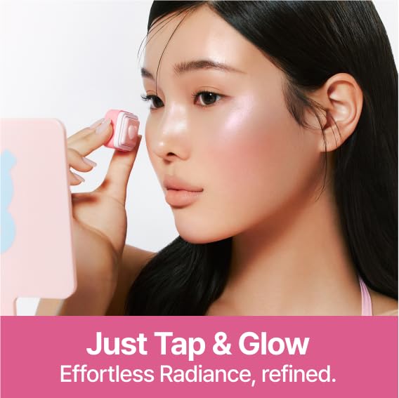 COLORGRAM Milk Bling Heartlighter 01 Peach Heart — Silky Shimmer Highlighter