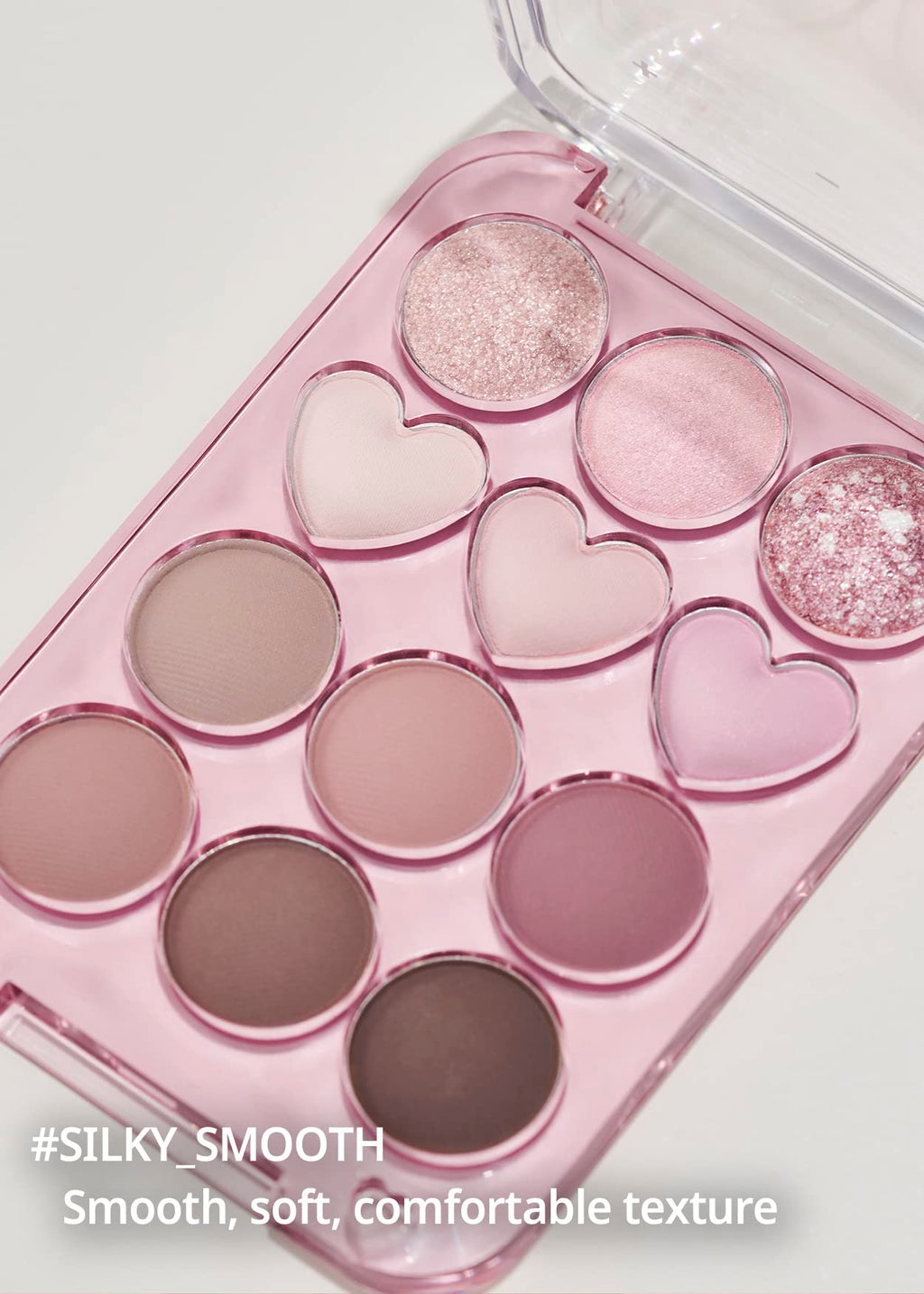 COLORGRAM Pin Point Eyeshadow Palette 04 Bright+Cool | Ultra-Blendable Matte & Glitter