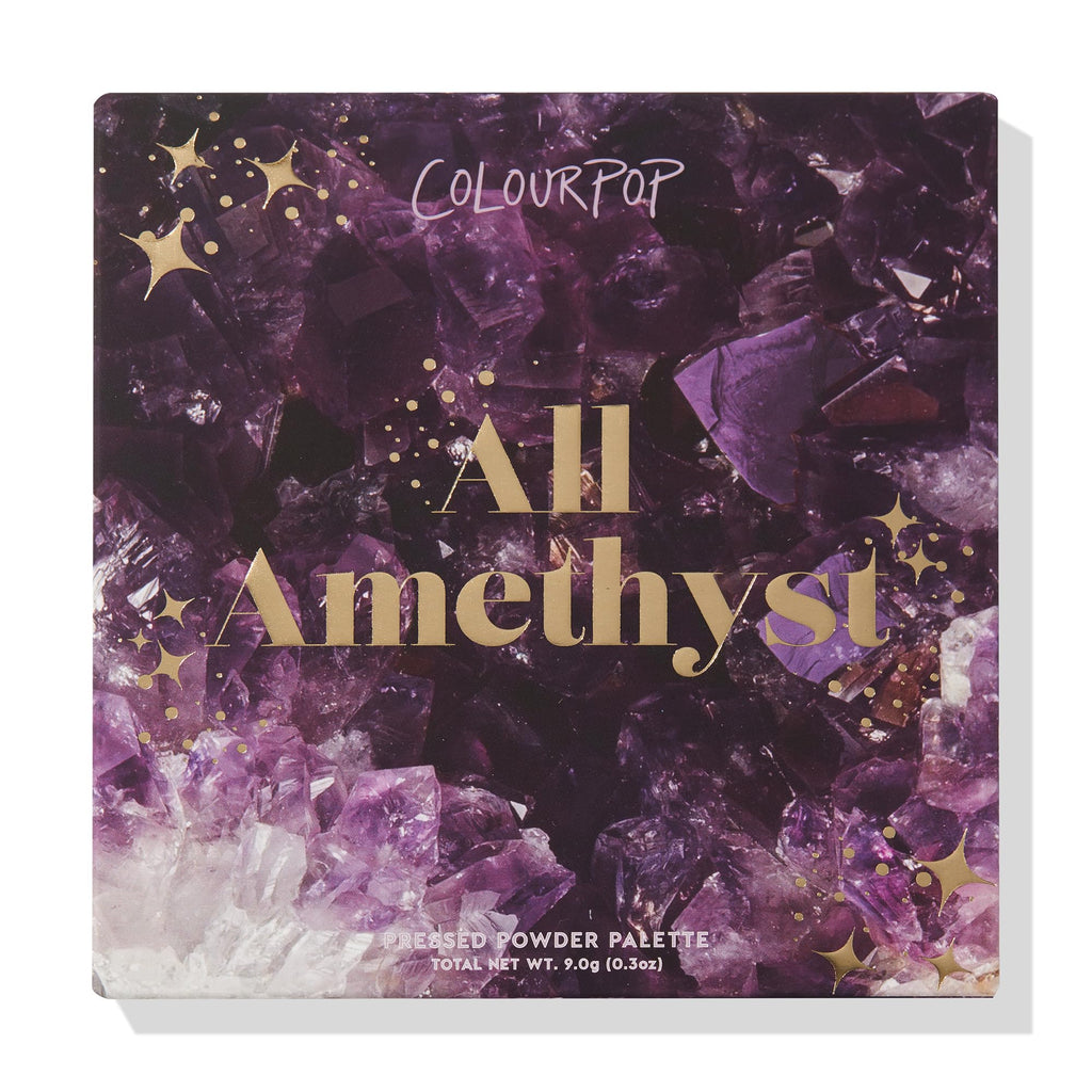 ColourPop All Amethyst Eyeshadow Palette – Metallic Opalescent Duo-Chrome Purples