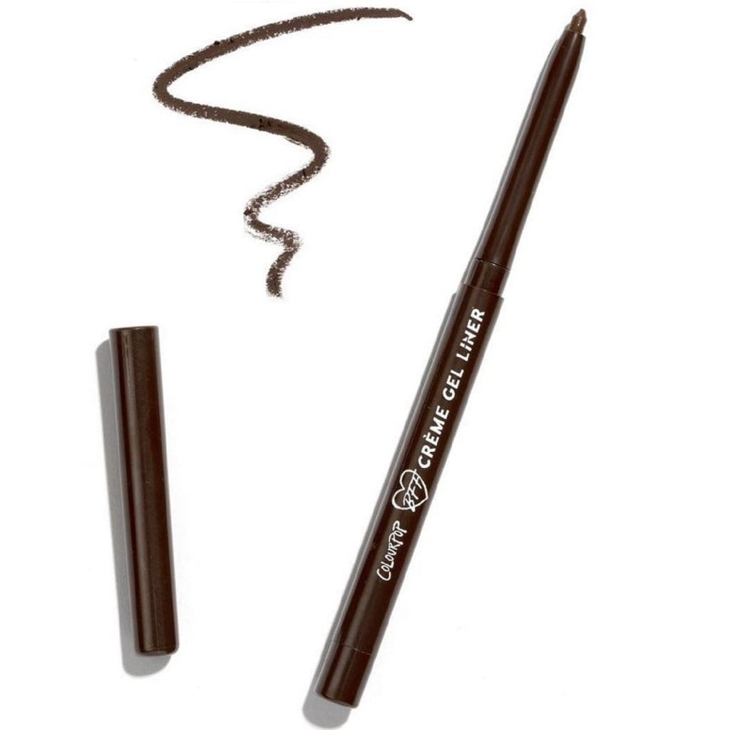 ColourPop Brew Ha-Ha Matte Creme Gel Eyeliner Pencil – Black Brown 0.2g | Waterproof & Long-Wearing