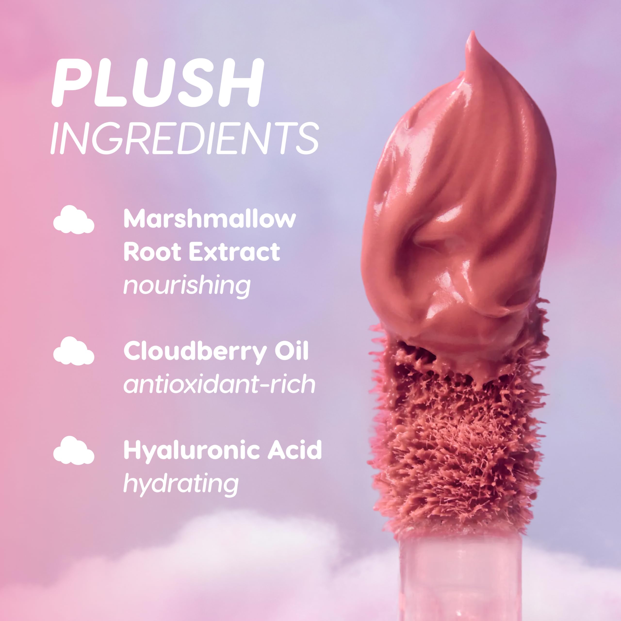 ColourPop Cloud Whip Liquid Lipstick – On Cloud 9 (0.12 Fl oz) | Blurring, Plush Finish with Marshmallow Root, Cloudberry Oil & Hyaluronic Acid