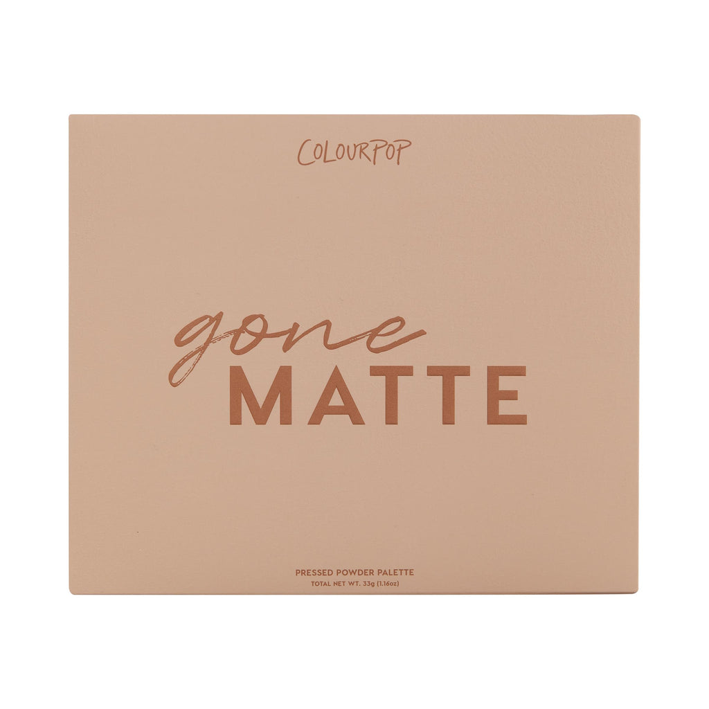 ColourPop Gone Matte Eyeshadow Palette – Multi-Finish, High-Pigment, Long-Wearing (0.3 oz)