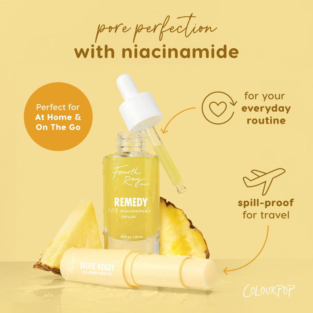 ColourPop Pore Refining Face Serum Stick — Travel-Ready Blurring Balm with Pineapple Extract