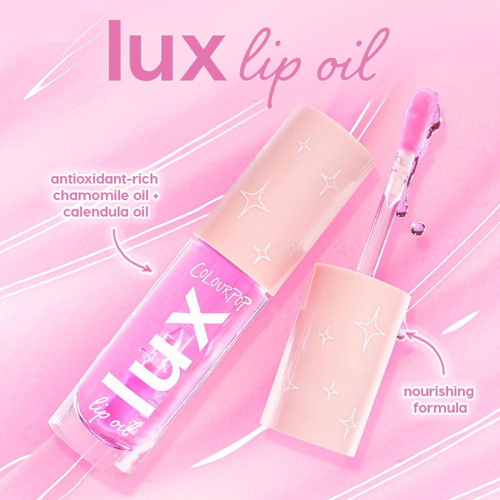 ColourPop Lux Lip Oil - Hydrating Sheer Tint with Chamomile & Calendula Oil | Non-Greasy Gloss