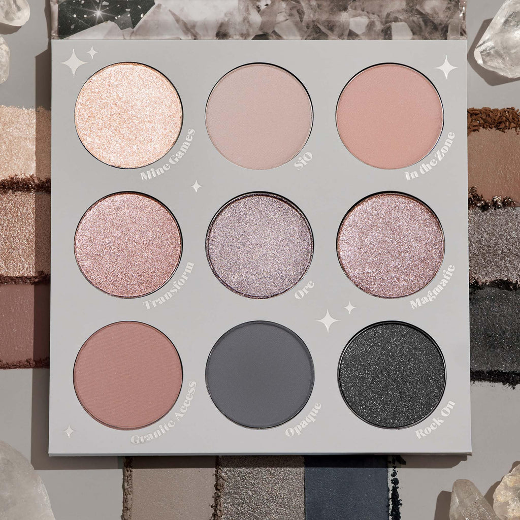 ColourPop Of Quartz Eyeshadow Palette – Neutral Taupe with Matte & Metallic Finishes (0.3 oz)
