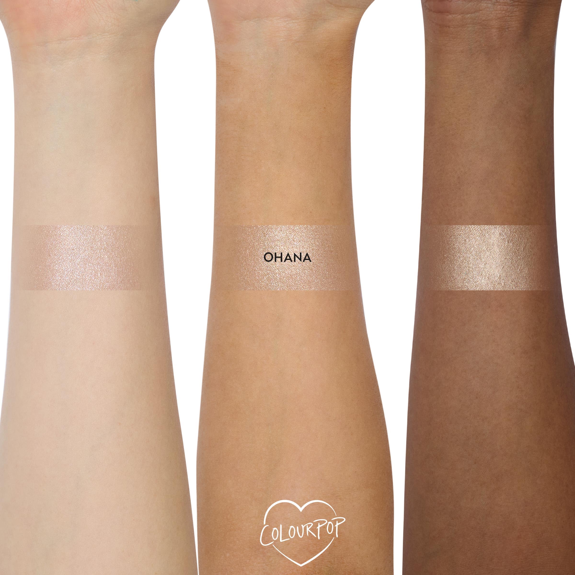 ColourPop x Stitch Ohana Super Shock Powder Highlighter – Limited Edition Tie-Dye Glow (0.14 oz)