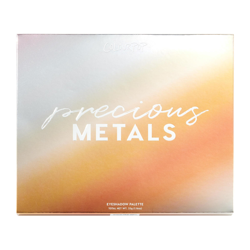 ColourPop Precious Metals Eyeshadow Palette – Matte, Metallic, Glitter & Sparkle Finishes