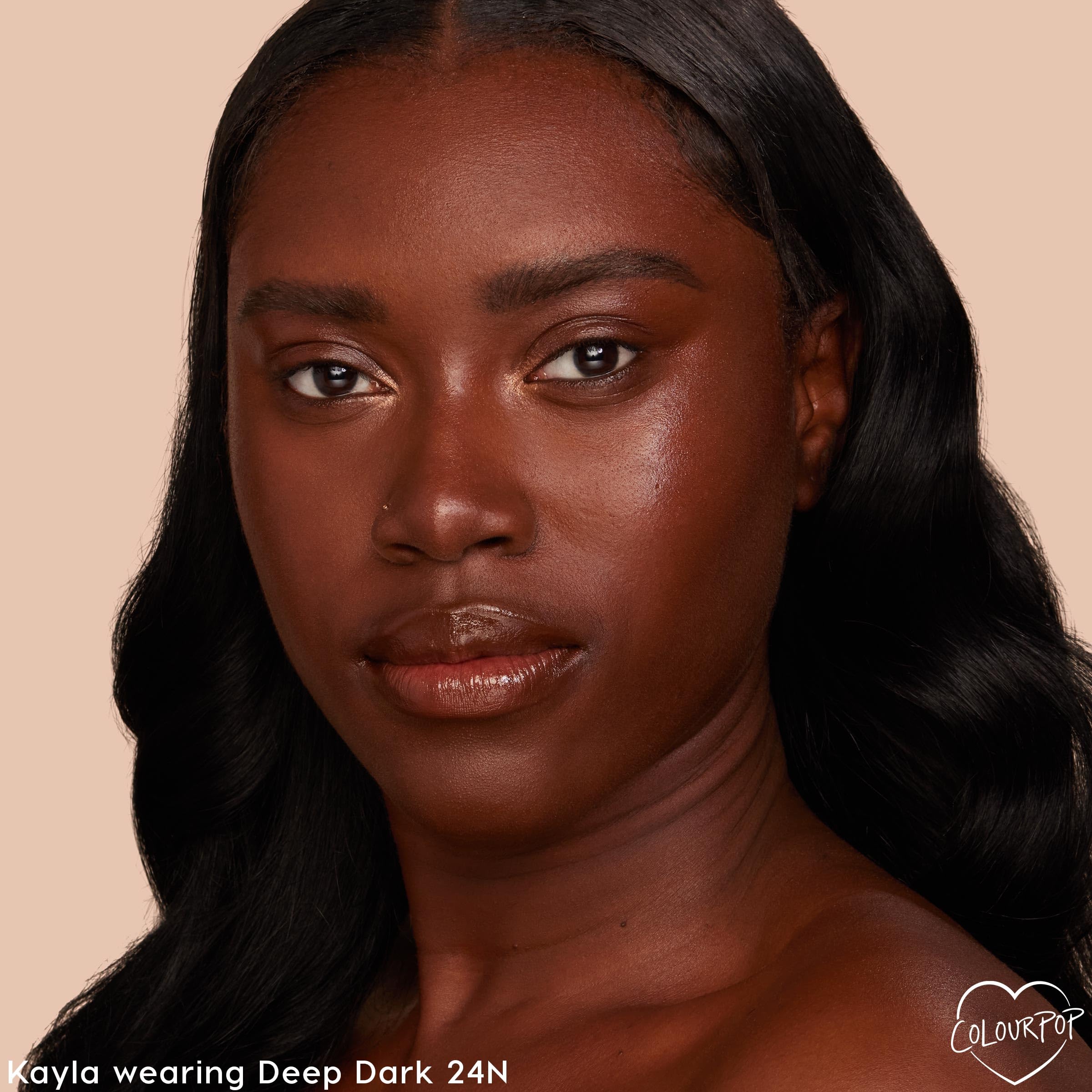 ColourPop Pretty Fresh Tinted Moisturizer Deep Dark 24N | Hydrating Skin Tint with Hyaluronic Acid & Coconut Water