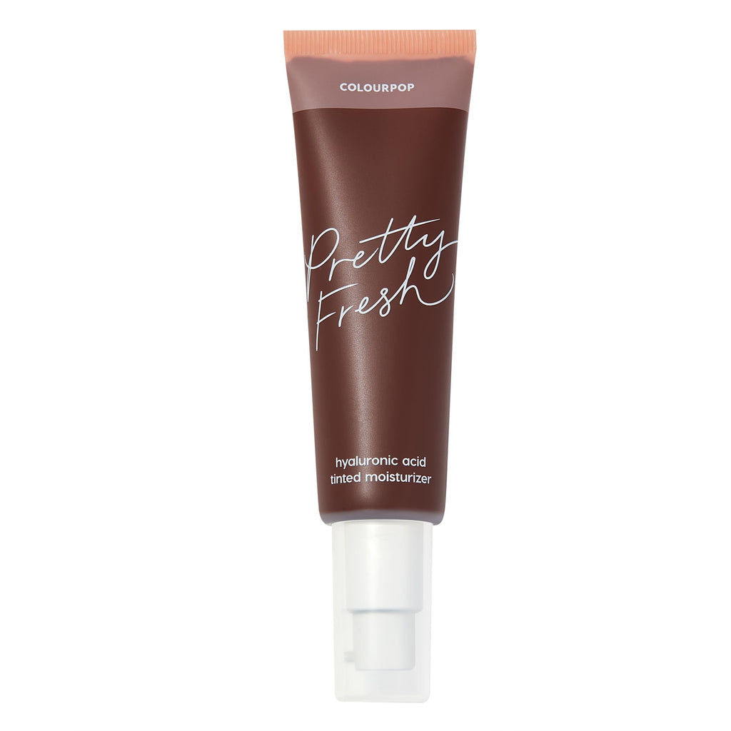 ColourPop Pretty Fresh Tinted Moisturizer Deep Dark 24N | Hydrating Skin Tint with Hyaluronic Acid & Coconut Water