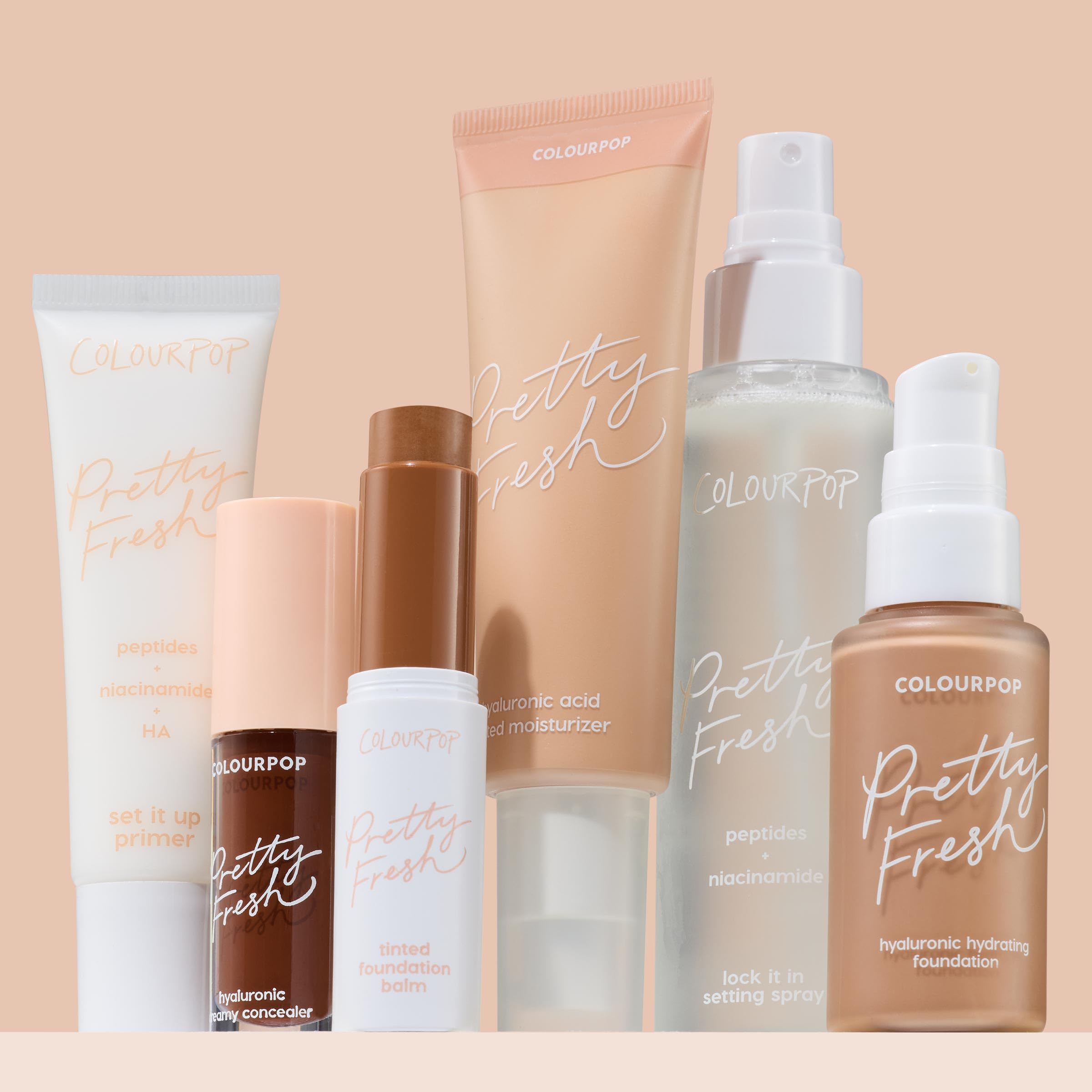 ColourPop Pretty Fresh Tinted Moisturizer – Hydrating Skin Tint with Hyaluronic Acid & Coconut Water | Lightweight Coverage in Fair 2W (1.45 oz)