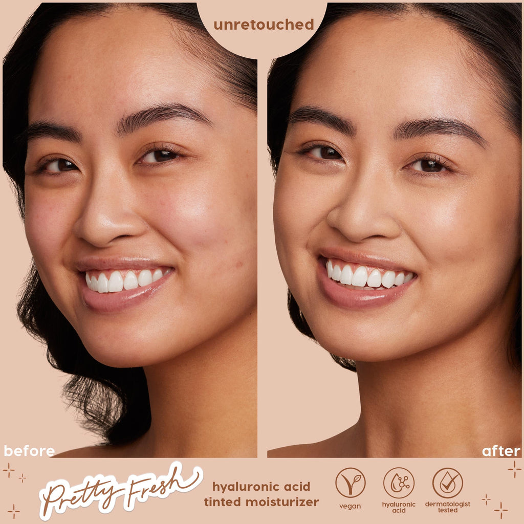 ColourPop Pretty Fresh Tinted Moisturizer – Hydrating Skin Tint with Hyaluronic Acid & Coconut Water (Light 6W)