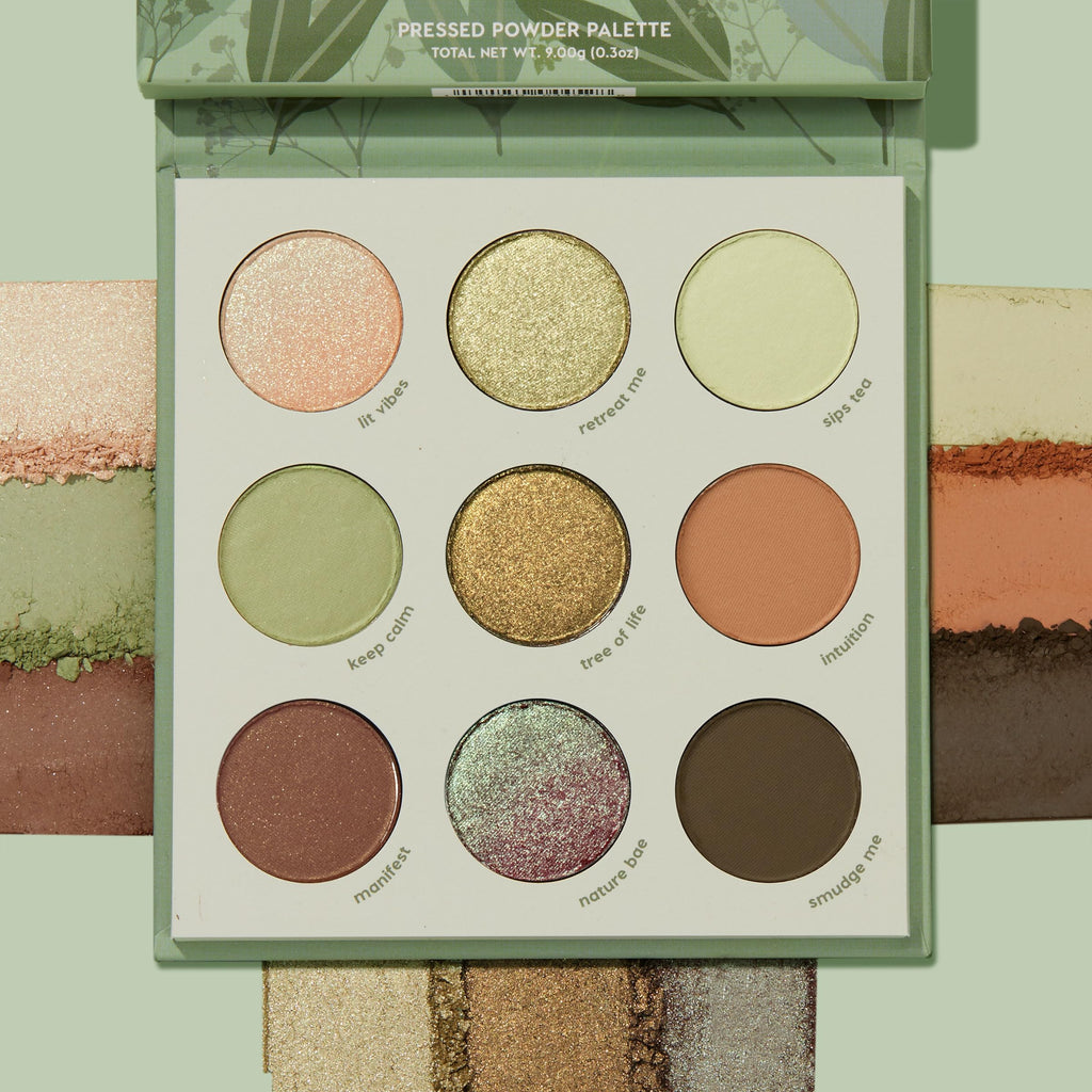 ColourPop Sage the Day Eyeshadow Palette — Sage & Olive, Matte & Metallic Finishes