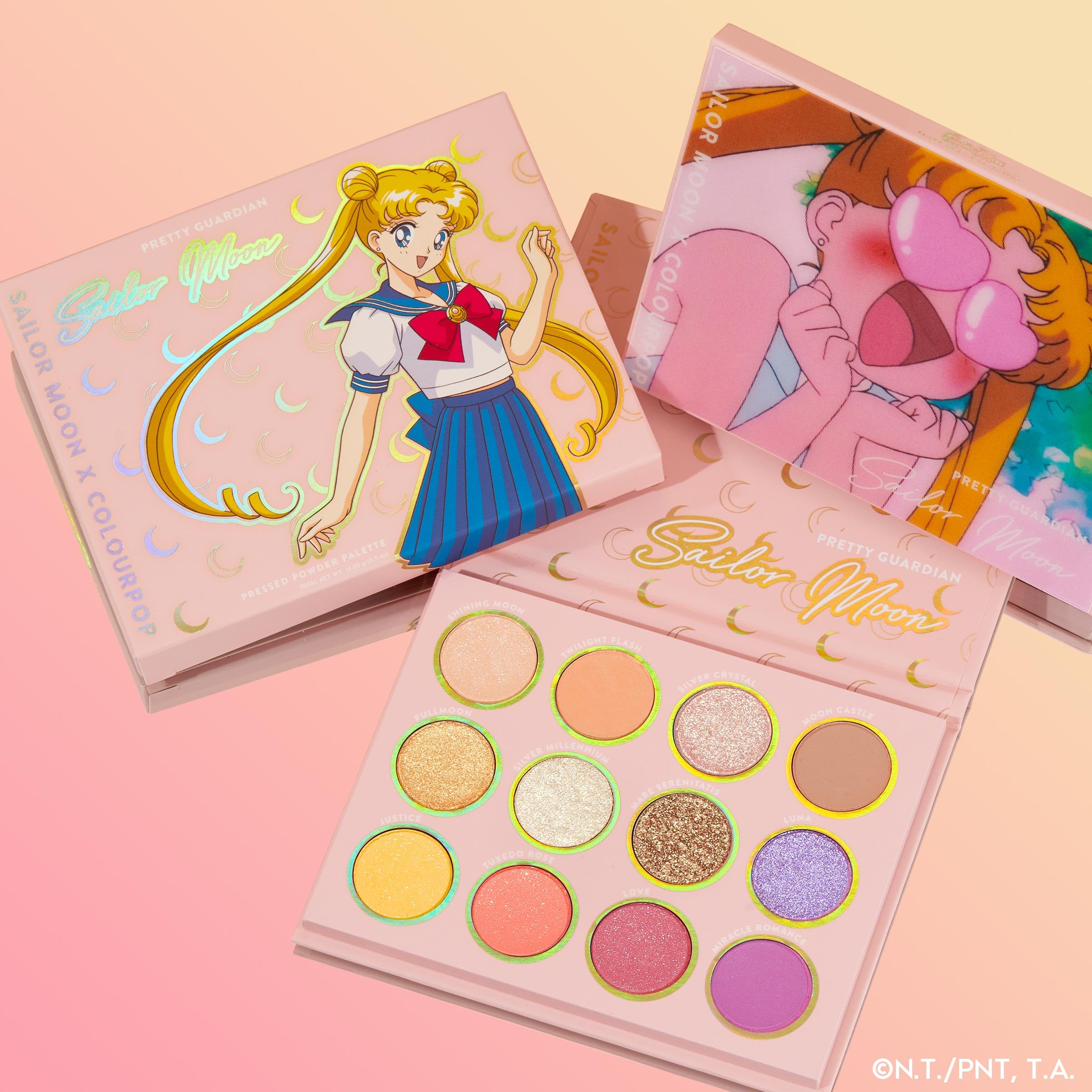 ColourPop x Sailor Moon Pretty Guardian Palette – Pastel Shadows with Metallic & Matte Finishes