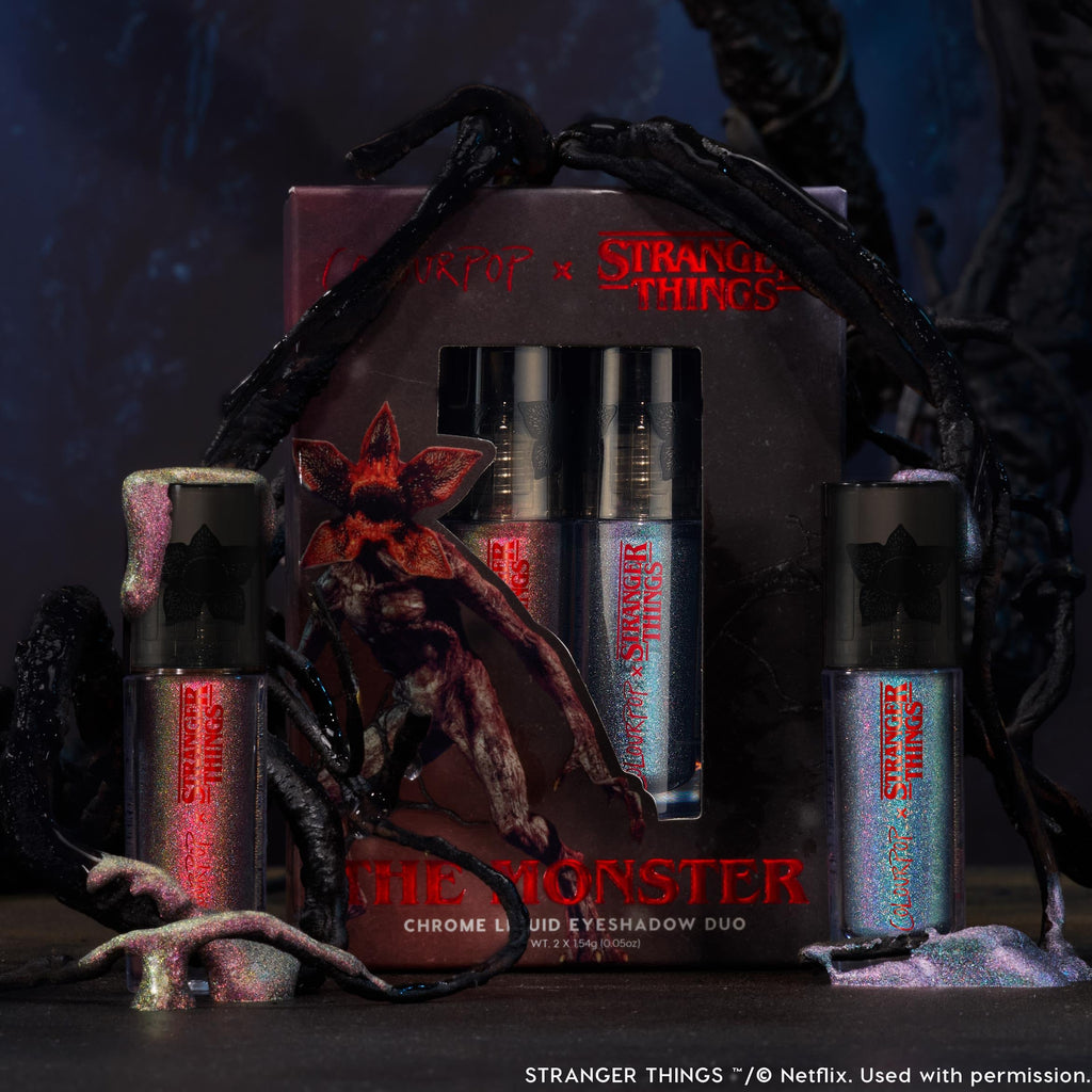 ColourPop x Stranger Things Chrome Liquid Eyeshadow Duo – The Monster (2 Count)