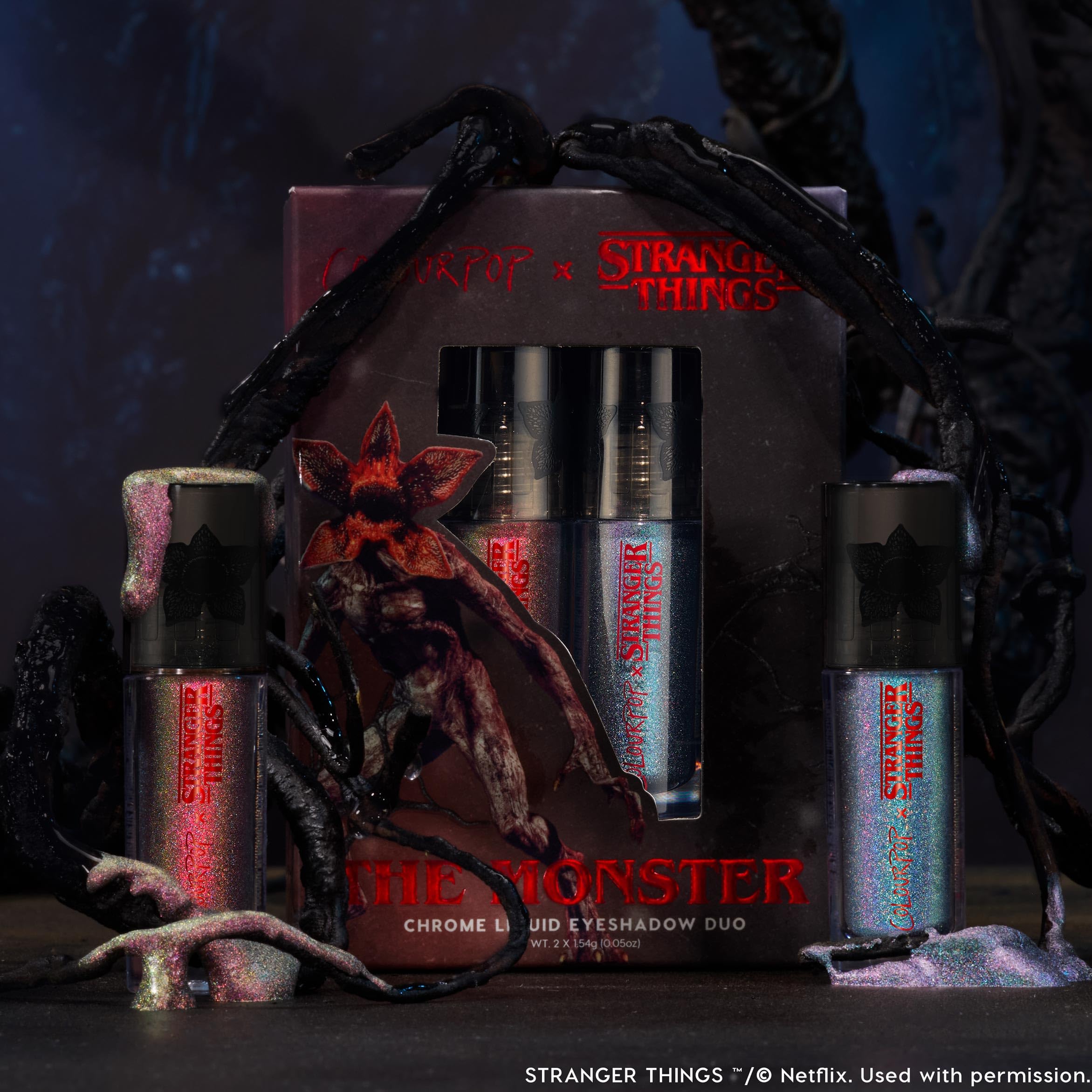 ColourPop x Stranger Things Chrome Liquid Eyeshadow Duo – The Monster (2 Count)