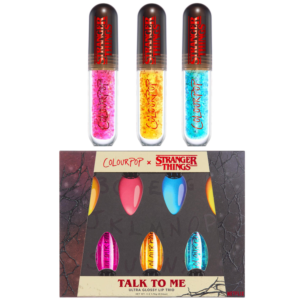 ColourPop x Stranger Things Talk to Me Ultra Glossy Lip Trio – Limited Edition