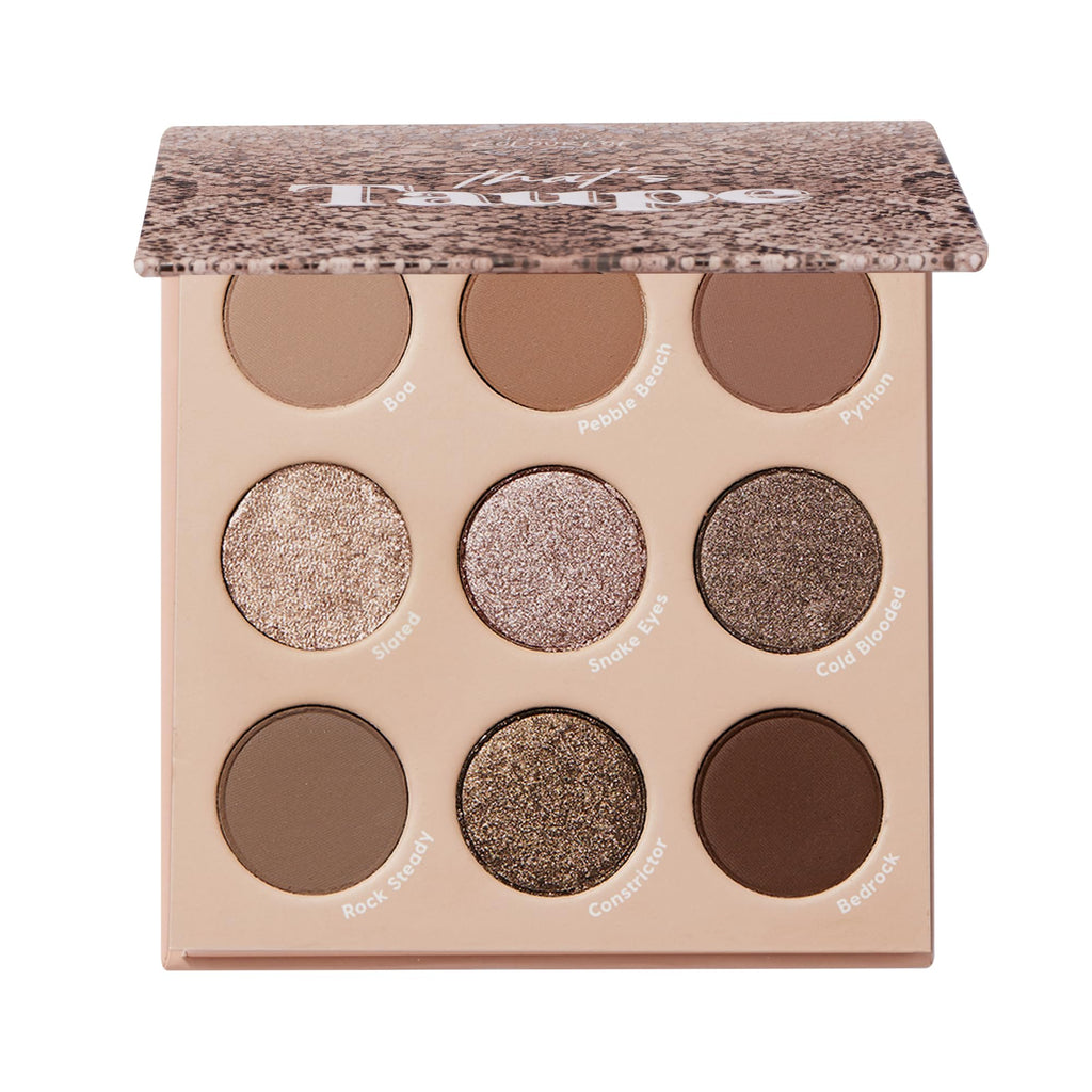 ColourPop That's Taupe Eyeshadow Palette – Cool-Toned Neutrals, 9-Pan (0.3 oz)
