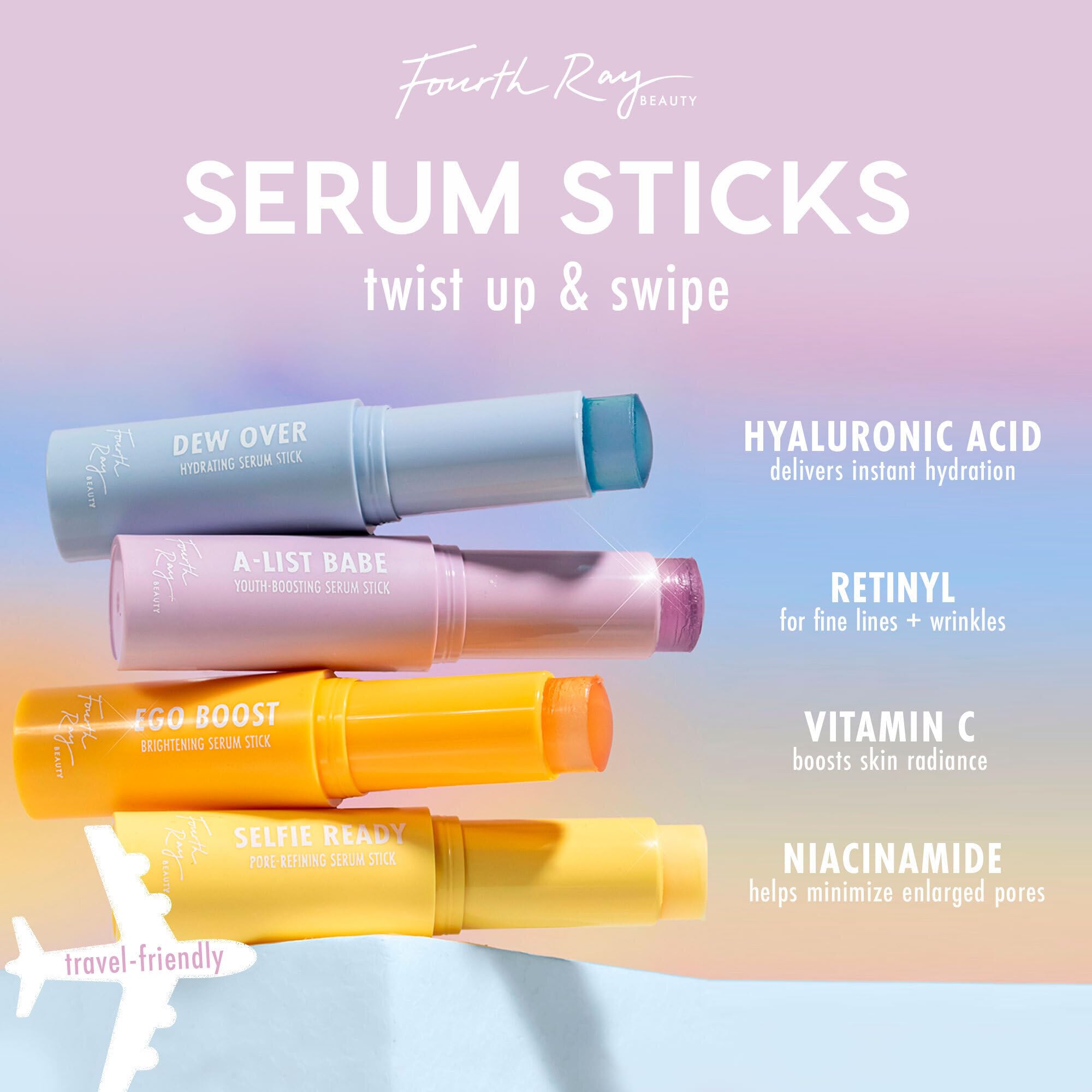 ColourPop Pore Refining Face Serum Stick — Travel-Ready Blurring Balm with Pineapple Extract