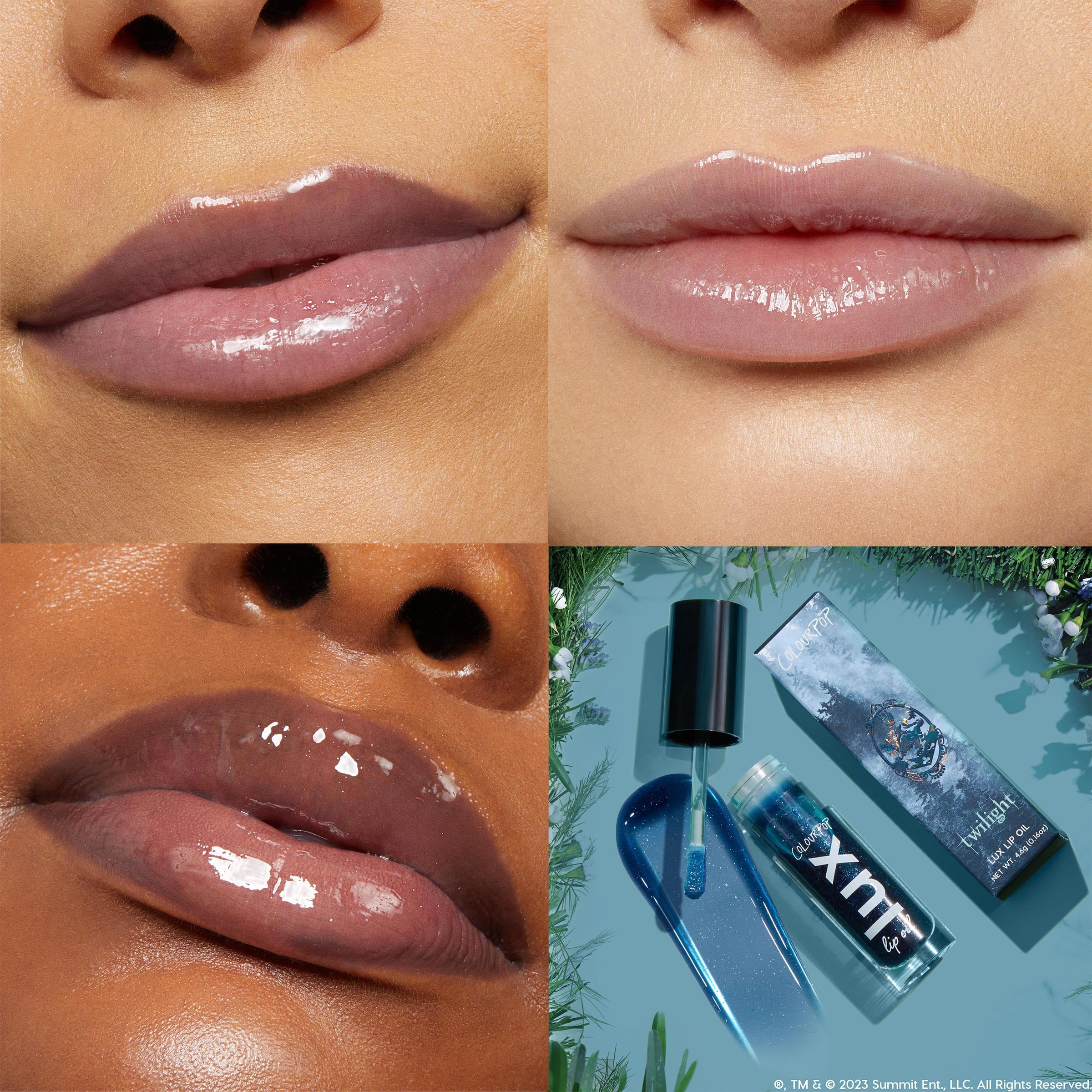 ColourPop x Twilight Lux Lip Oil - Hydrating Sheer Tint, Non-Greasy Shine | Team Edward