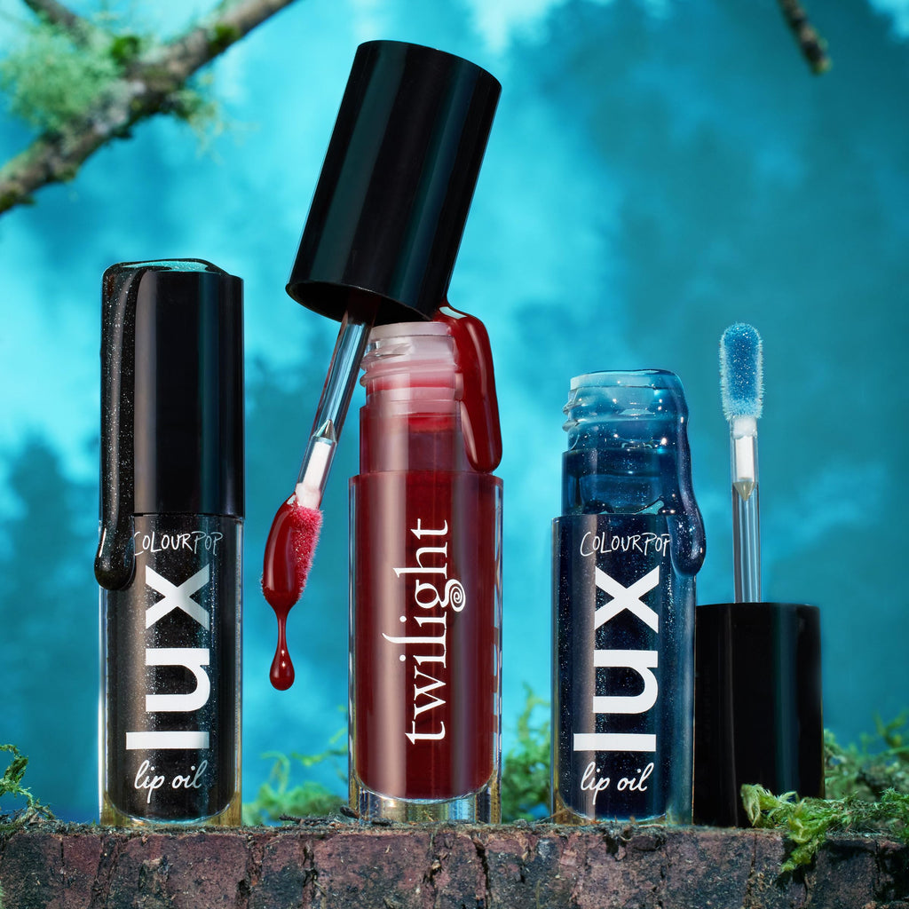 ColourPop x Twilight Lux Lip Oil – Hydrating Sheer Tint Lip Oil (0.16 oz) | Non-Greasy Nourishing Shine