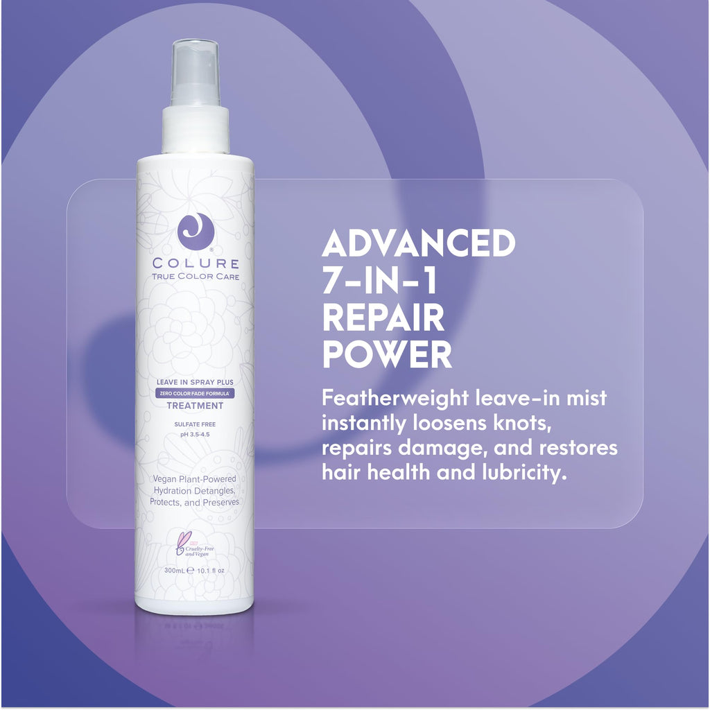 COLURE Leave-In Spray Plus – pH-Balancing Sealer & Detangler, Color Protection & Frizz Control, 10 oz