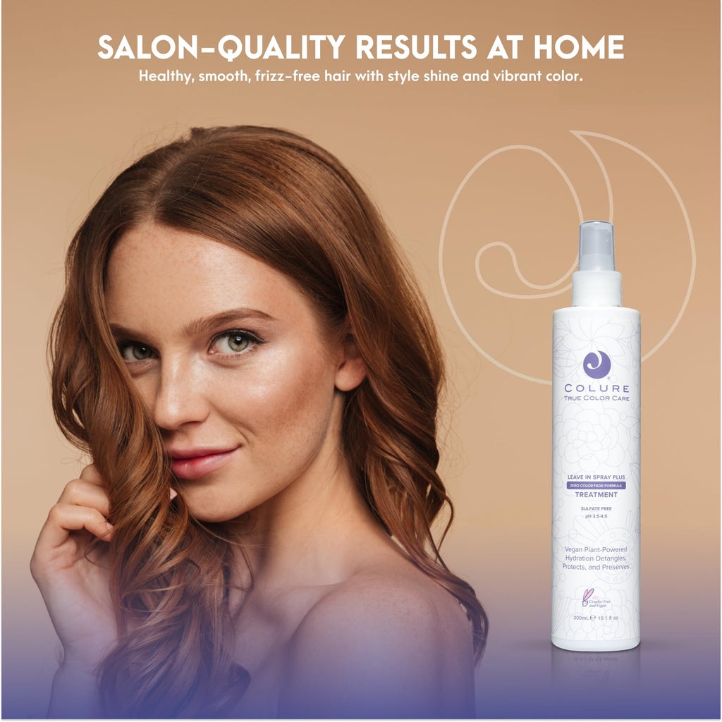 COLURE Leave-In Spray Plus – pH-Balancing Sealer & Detangler, Color Protection & Frizz Control, 10 oz